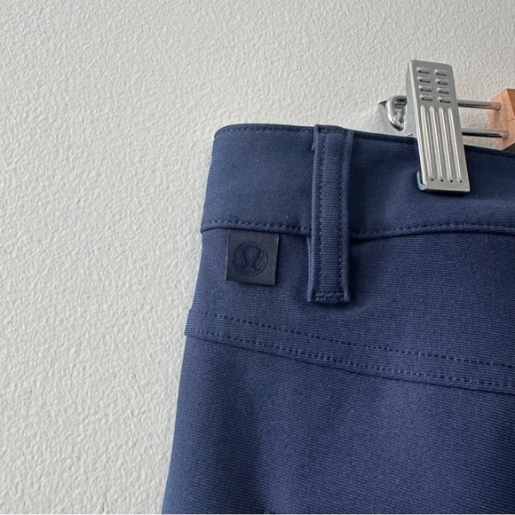 Lululemon ABC Classic-Fit 5 Pocket Pant Navy Blue Warpstreme Sz 36 NWOT - Picture 8 of 14